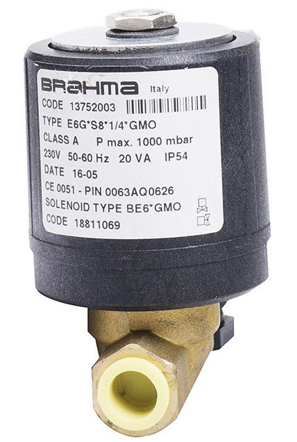 Клапан Brahma E6G*S8*1/4*GMO 13752003